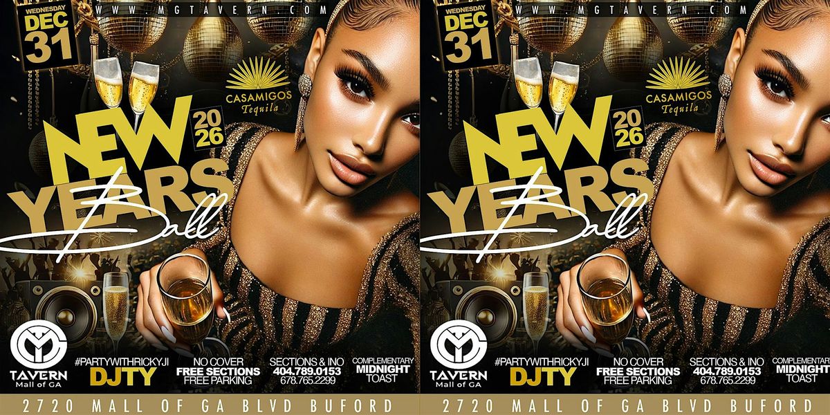 FREE!!!! NEW YEARS PARTY, 31 December | Event in Buford | AllEvents