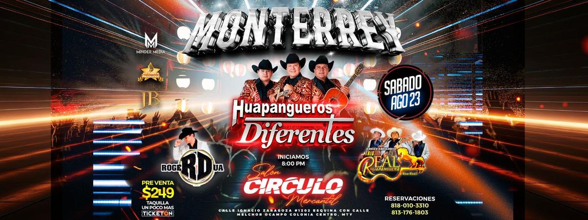 HUAPANGUEROS DIFERENTES, ROGER DUA & MAS, 23 August | Event in Monterrey | AllEvents