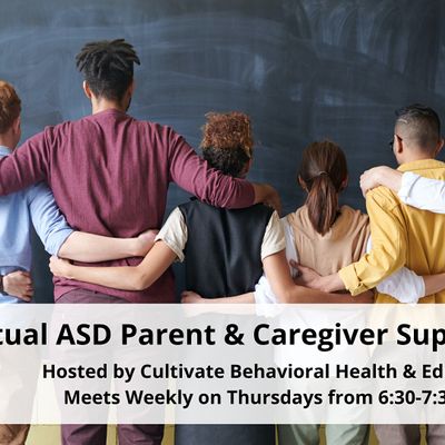 ASD Virtual Parent and Caregiver Support Group