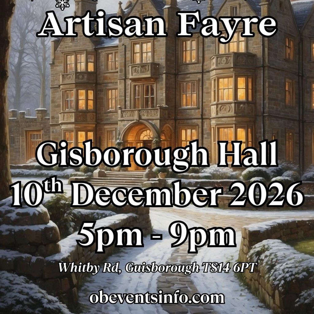 Christmas Artisan Fayre at Gisborough Hall, 10 December | Event in Middlesbrough | AllEvents