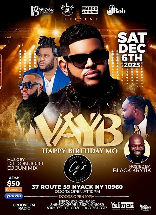 VAYB IN NYACK, NY, 6 December | Event in Nyack | AllEvents