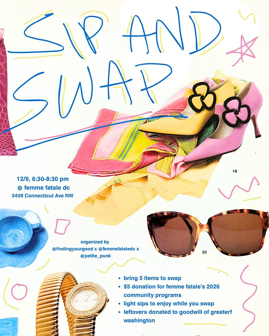 Sip And Swap, 9 December | Event in Washington | AllEvents