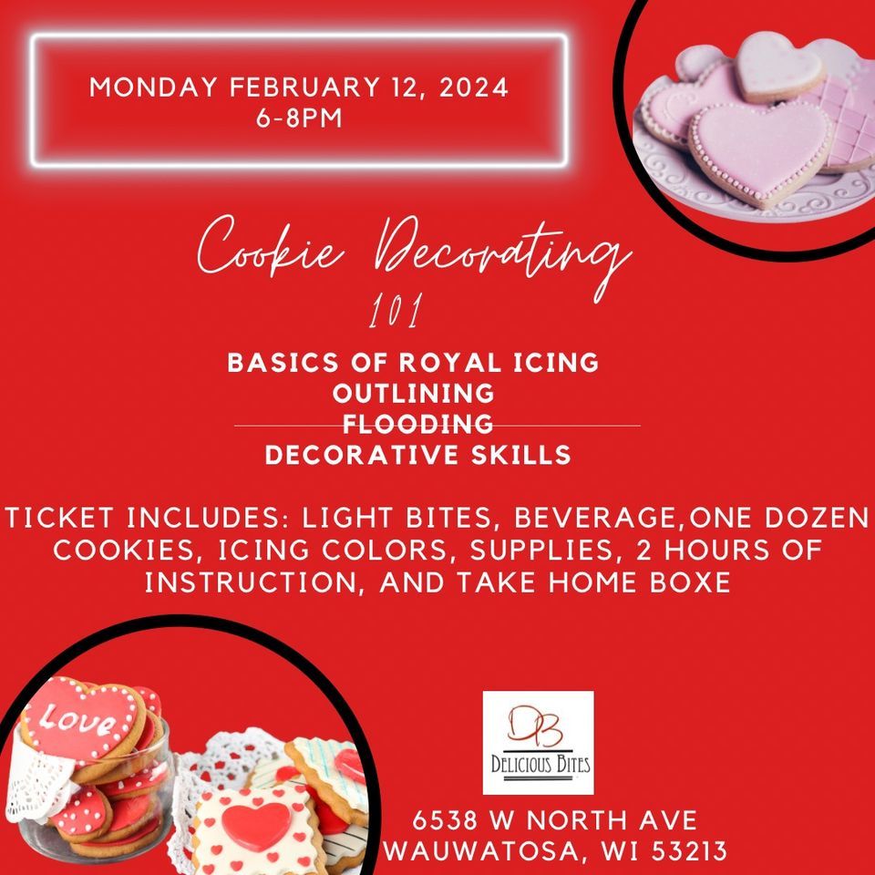 Cookie Decorating 101, Delicious Bites, Wauwatosa, February 12 2024 AllEvents.in
