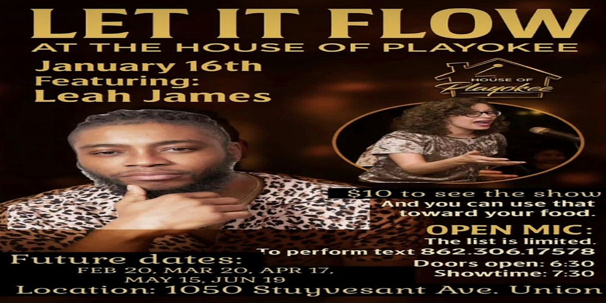 Let it flow poetry, and open Mic, 16 January | Event in Union | AllEvents