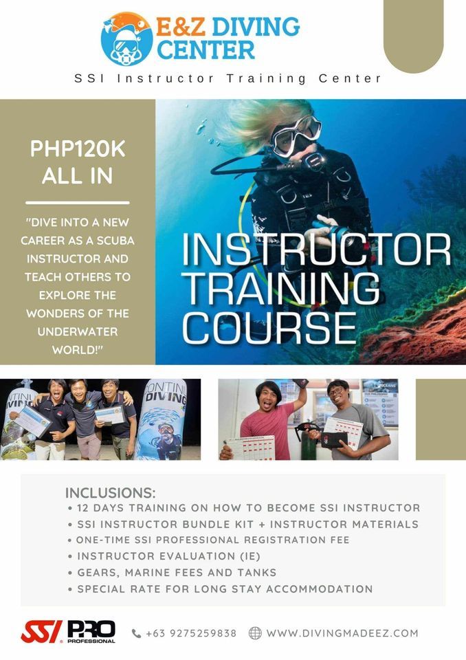 SSI Instructor Training Course (ITC) , E & Z Diving Center, Lapu-lapu ...
