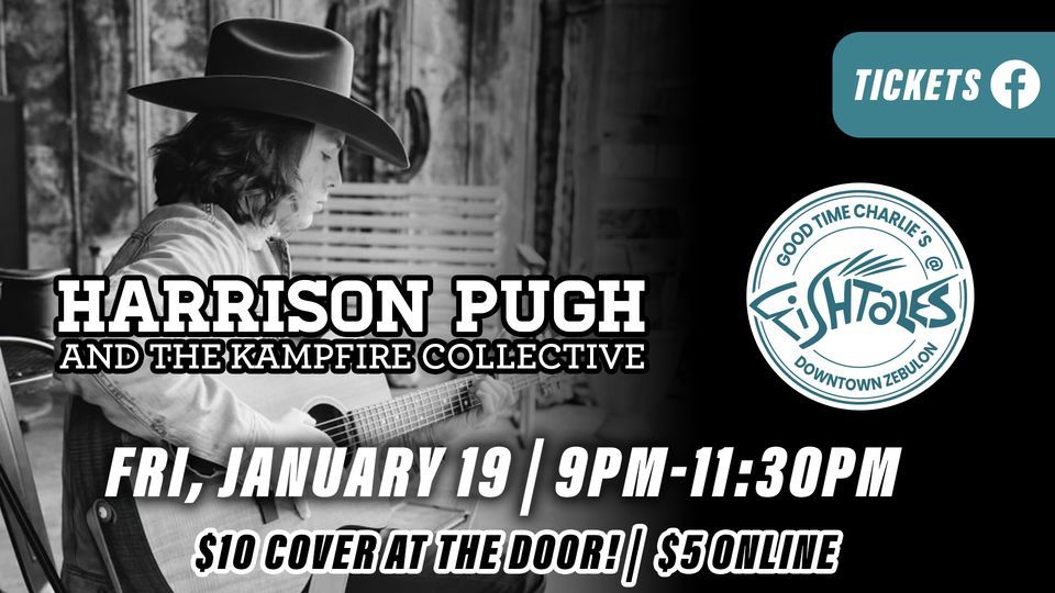 HARRISON PUGH and The Kampfire Collective, Fishtales Seafood Restaurant