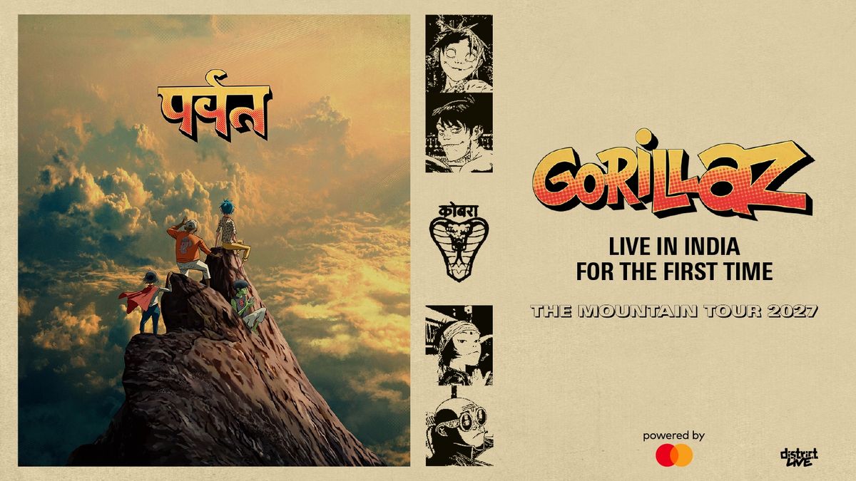 Gorillaz The Mountain Tour 2027 — event poster