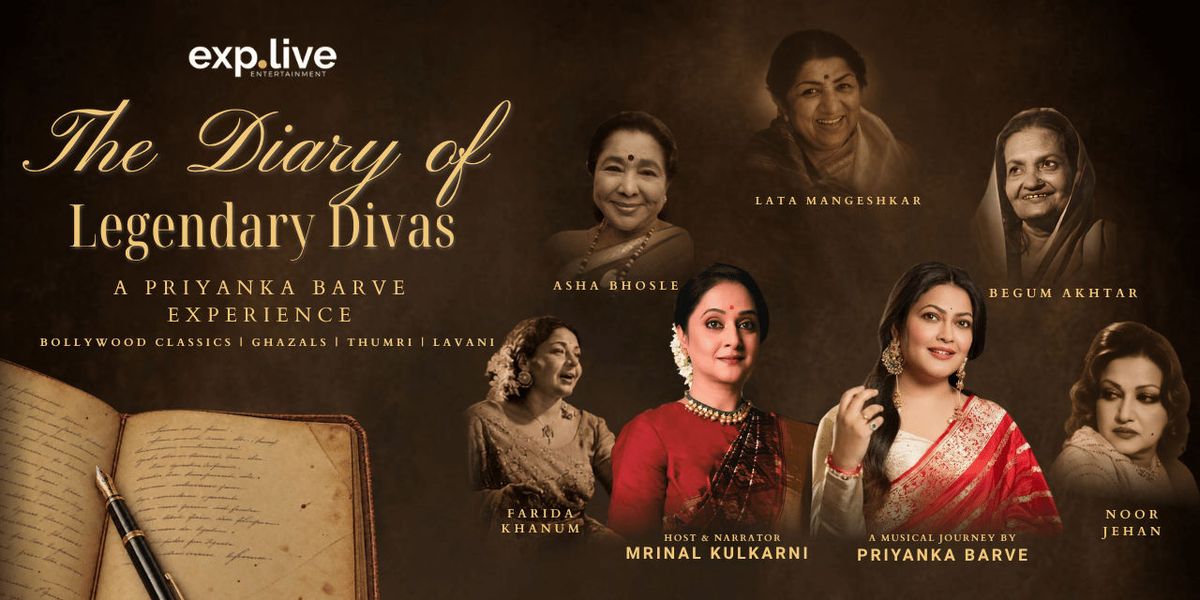 The Diary of Legendary Divas - Priyanka Barve — event poster