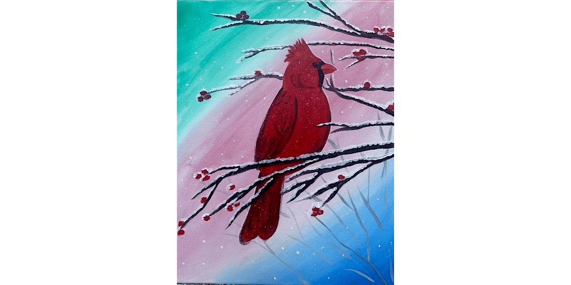 Cardinal's Watch  - Paint and Sip in Phoenix | Classpop!™, 29 December | Event in Gilbert | AllEvents