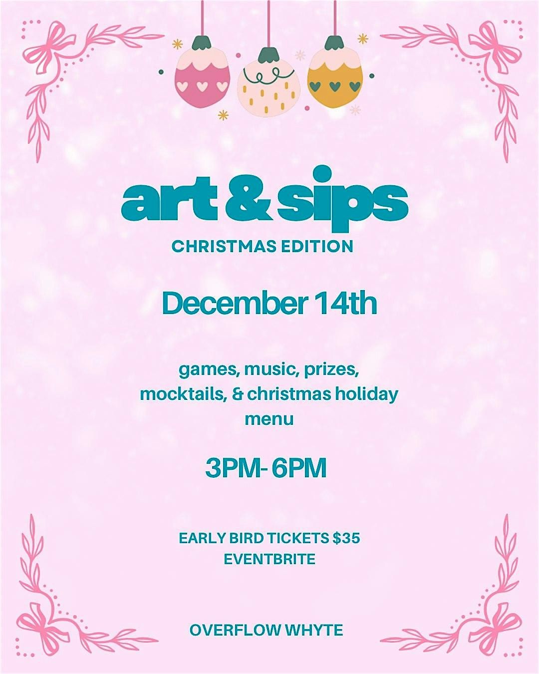 Art & Sips, 14 December | Event in Edmonton | AllEvents