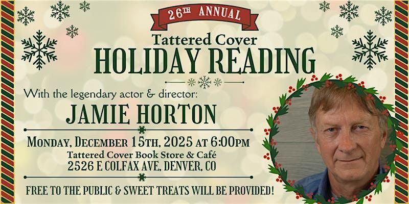 Annual Holiday Reading featuring Jamie Horton, 15 December | Event in Denver | AllEvents