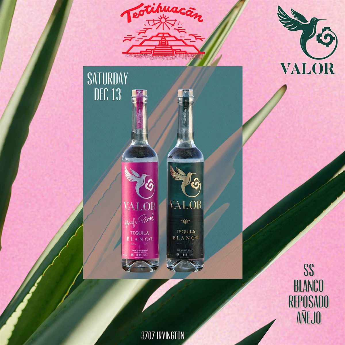 Valor Tequila Flight Tasting, 13 December | Event in houston | AllEvents