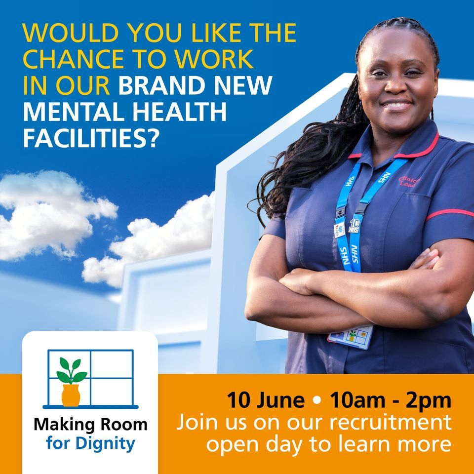 Recruitment Open Day New Mental Health Facilities, Chesterfield Royal