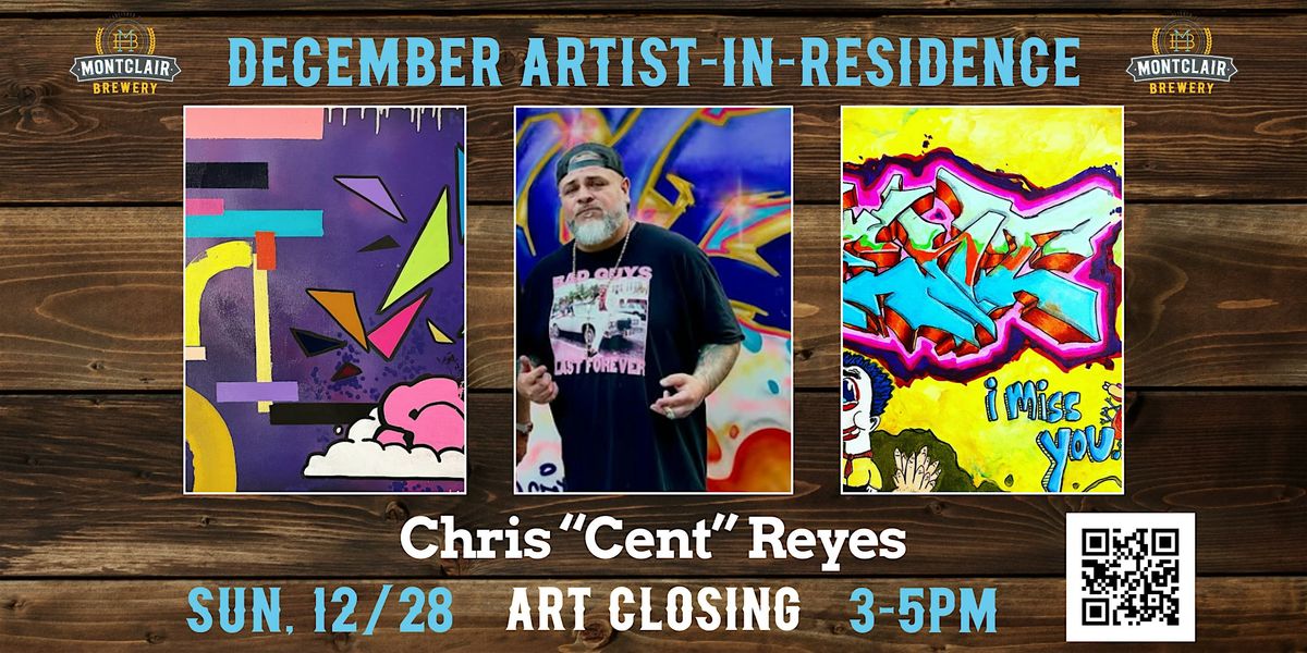 Art Closing: Chris Reyes at Montclair Brewery, 28 December | Event in Montclair | AllEvents