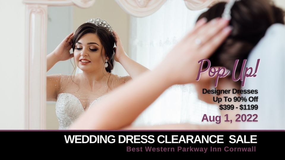 Cornwall Pop-Up Wedding Dress Sale 