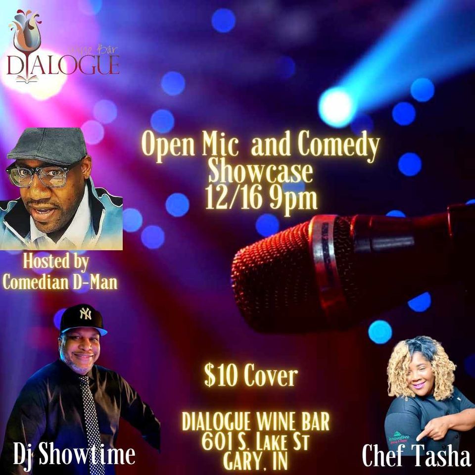 Dialogue Wine Bar Presents Open Mic and Comedy Showcase, Dialogue Wine