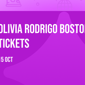 Olivia Rodrigo Boston Tickets