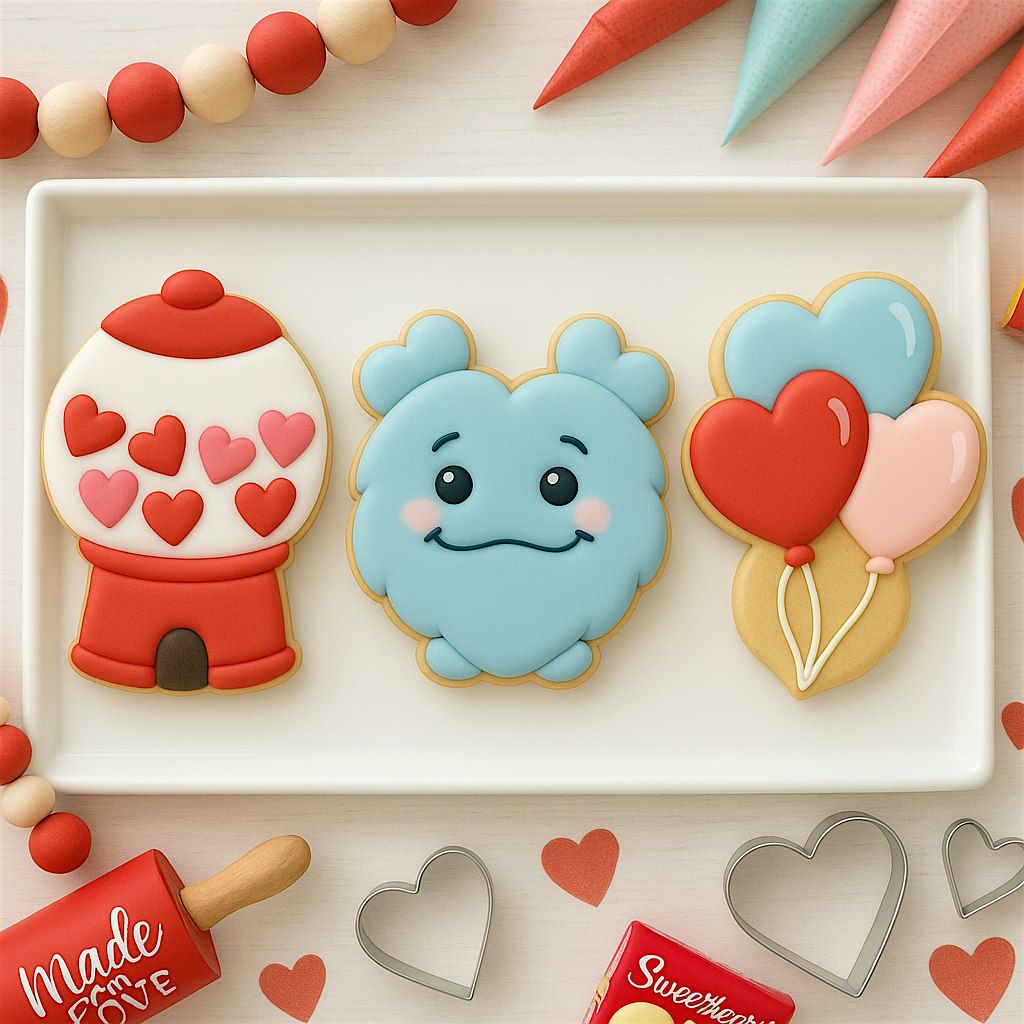 "Valentine Decorating Duo" Cookie Decorating Class w/ My Cookie Cottage, 7 February | Event in Cary