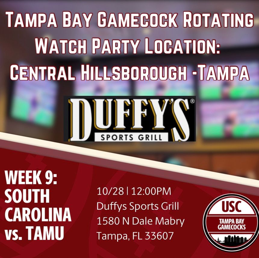 Week 9 Rotating Watch Party vs TAMU Tampa Duffys Sports Grill, Duffy