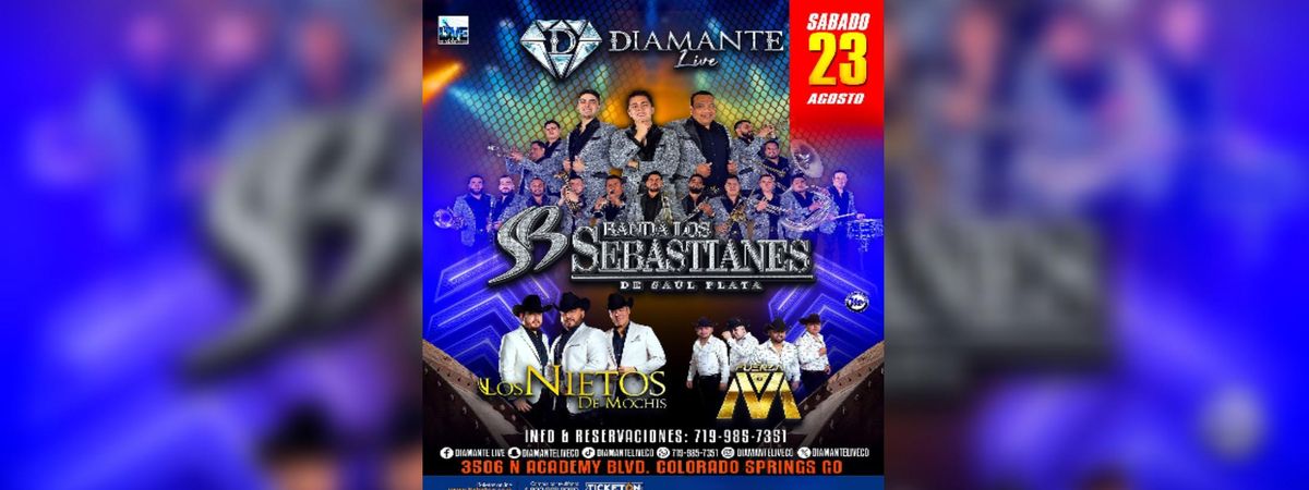 BANDA LOS SEBASTIANES, LOS NIETOS , 23 August | Event in Colorado Springs | AllEvents