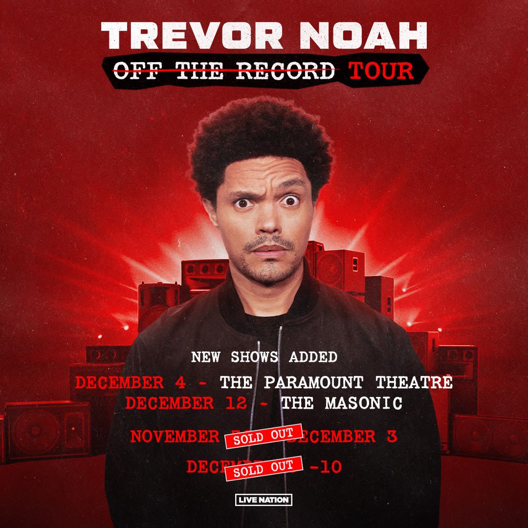 Trevor Noah at Mountain Winery, 23 May | Event in Saratoga | AllEvents