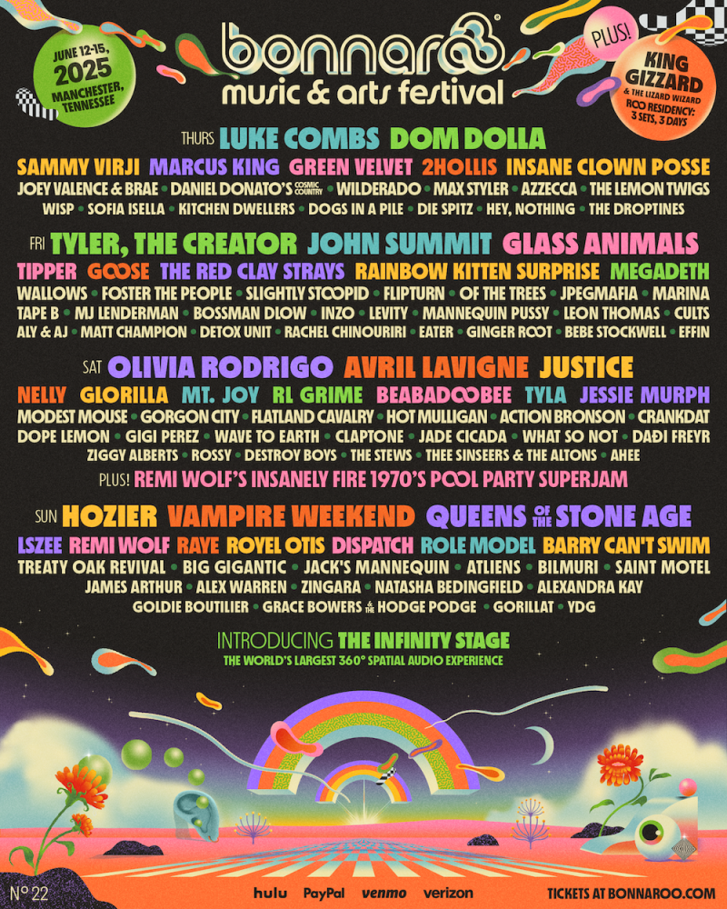 2025 Bonnaroo Music and Arts Festival - Thursday at Bonnaroo Manchester Farm, 12 June | Event in Manchester