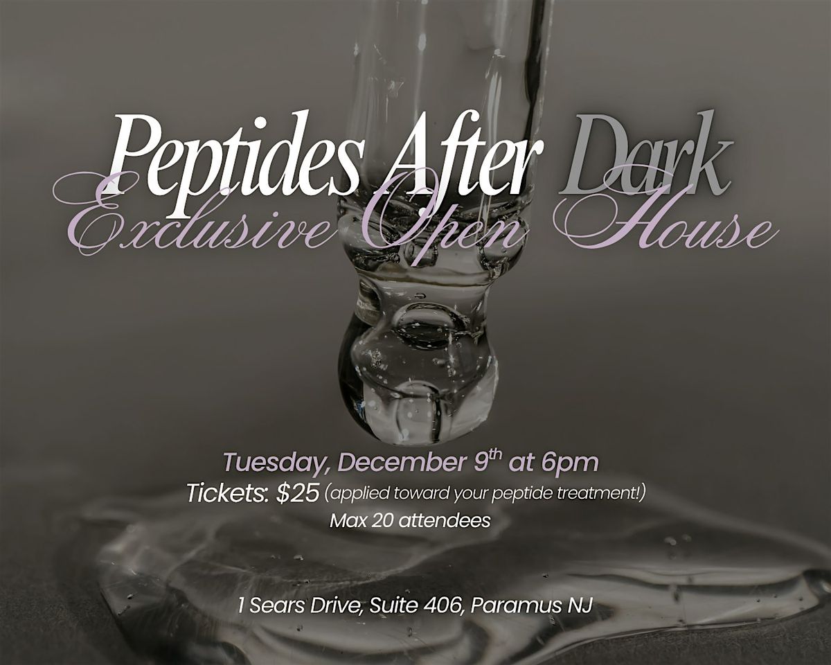 Peptides After Dark, 9 December | Event in Paramus | AllEvents