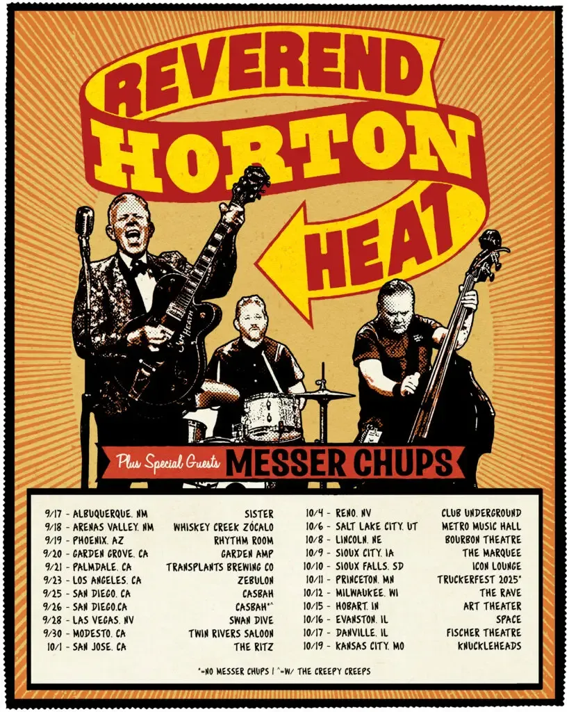 Reverend Horton Heat and Messer Chups at Knuckleheads Saloon, 19 October | Event in Kansas City | AllEvents