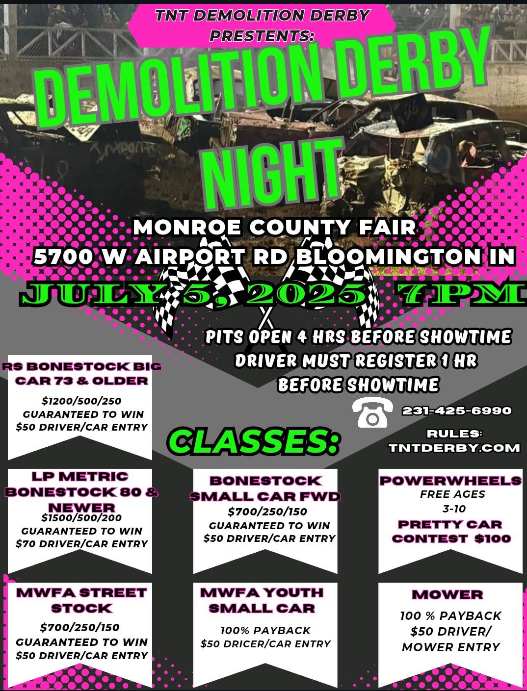TNT Demolition Derby at Hillsdale County Fair, 23 September | Event in Hillsdale | AllEvents