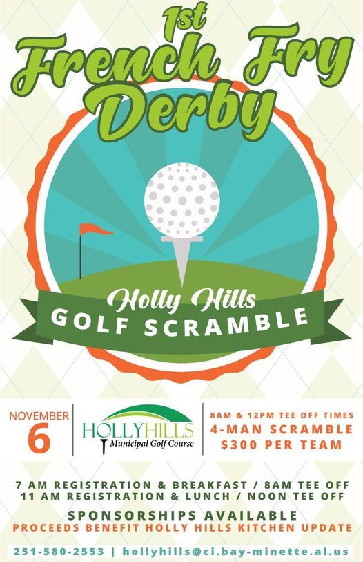 First ever "French Fry Derby", Holly Hills Municipal Golf Course Bay