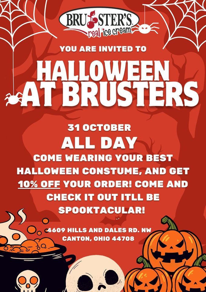 Halloween at Brusters, Bruster's Real Ice Cream (Canton, OH Jackson