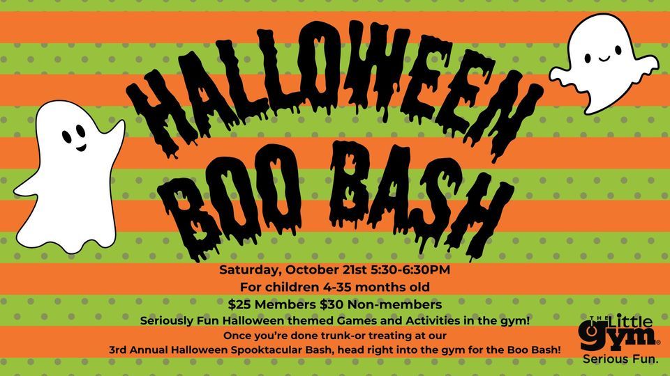 Halloween Boo Bash (Parent/Child), The Little Gym of Jacksonville, 21 ...