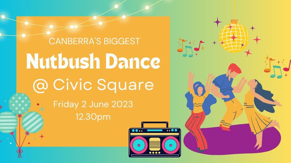 Canberras Biggest Nutbush Dance, Civic Square, Wandin North, 2 June