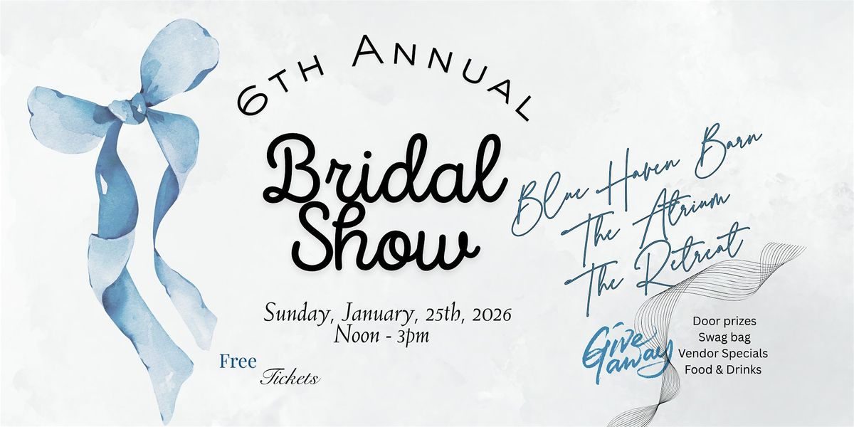 Bridal Show hosted by The Atrium, Blue Haven Barn & The Retreat, 25 January | Event in Sioux Falls | AllEvents