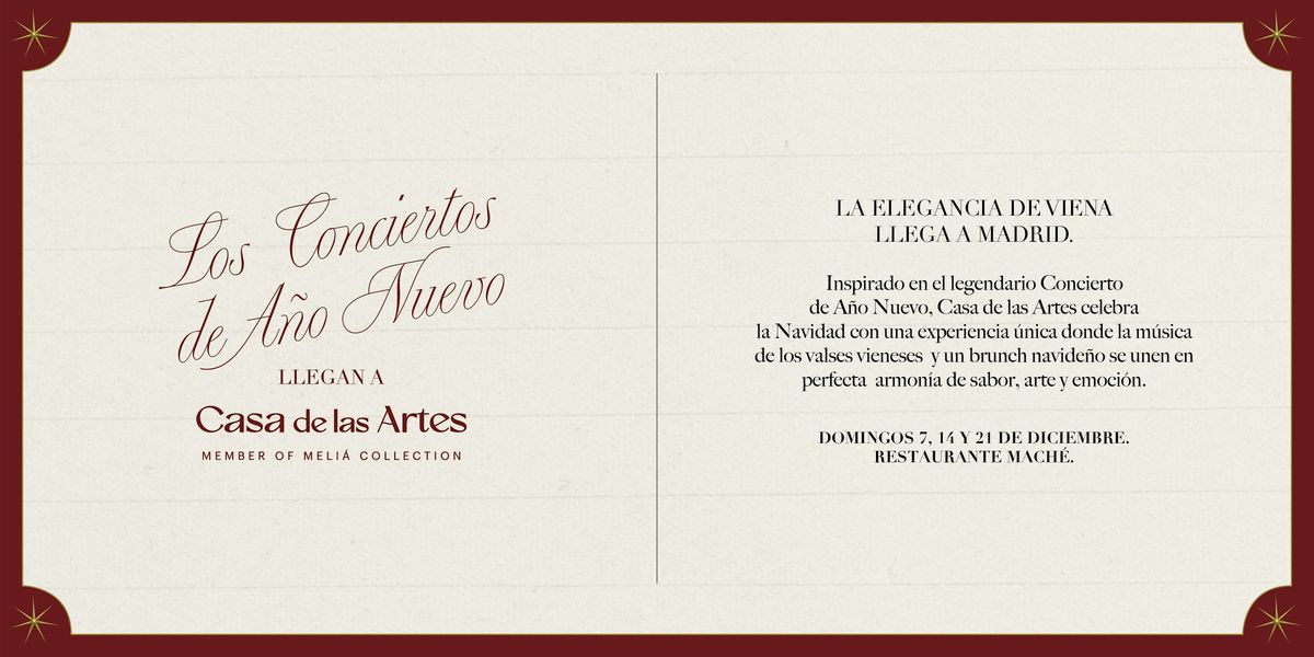 LOS CONCIERTOS DE AÑO NUEVO en Casa de las Artes