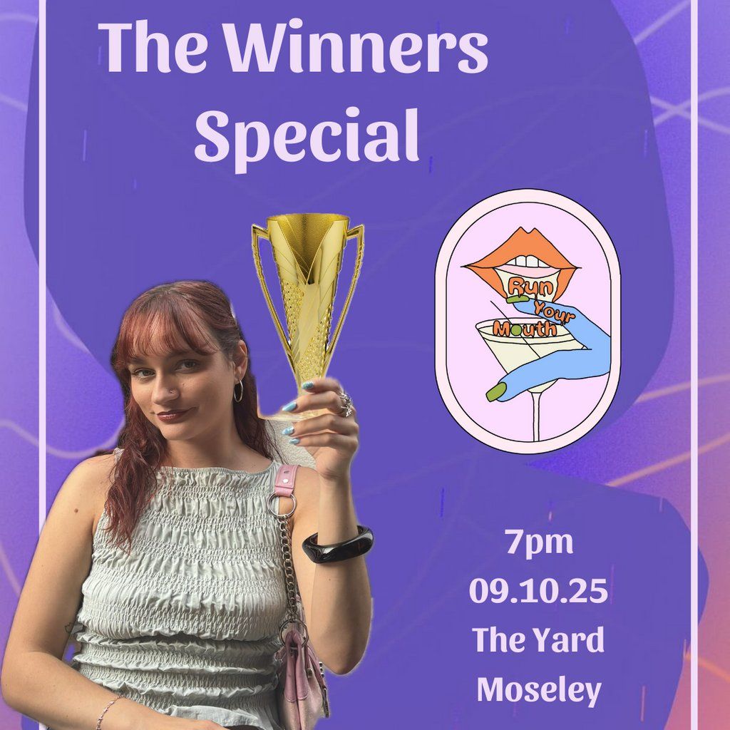 Run Your Mouth: The Winners Special, 9 October | Event in Birmingham | AllEvents
