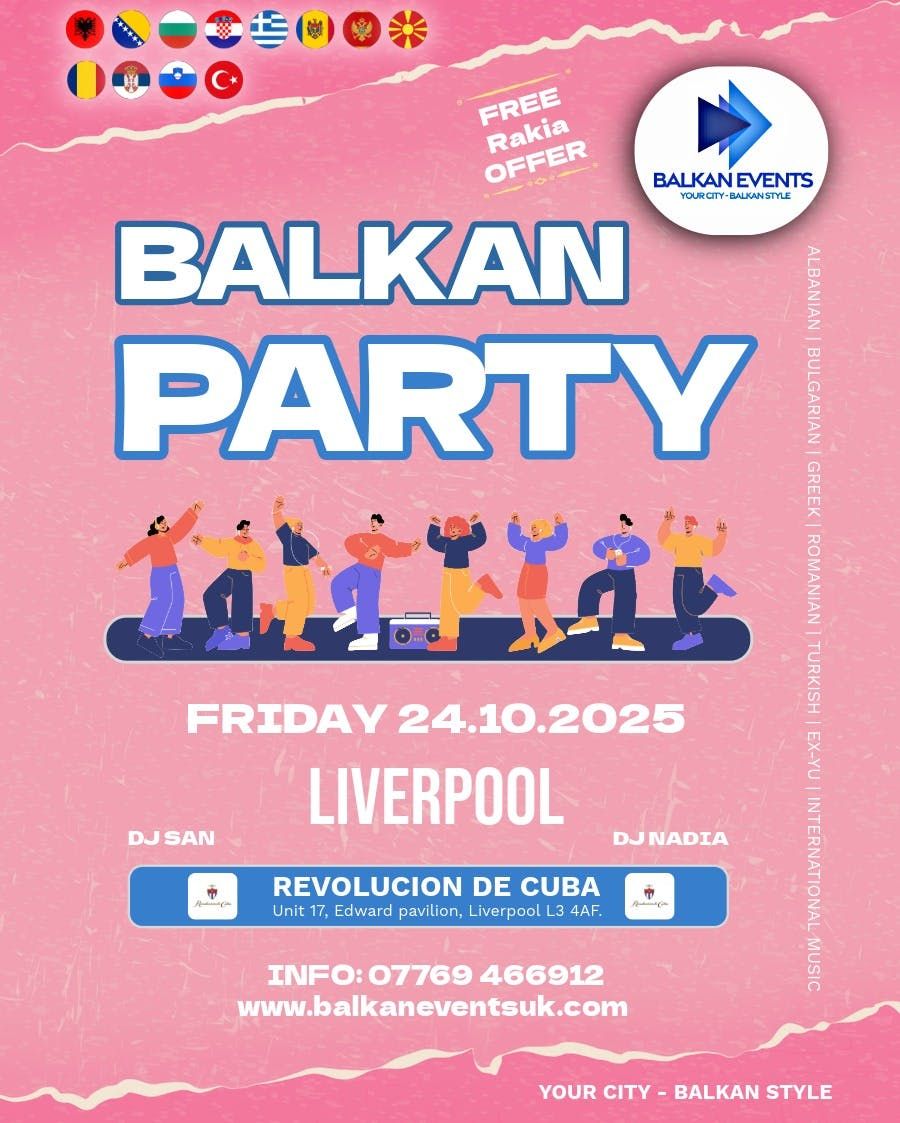 BALKAN Party LIVERPOOL - Autumn Celebrations, 24 October | Event in Liverpool | AllEvents