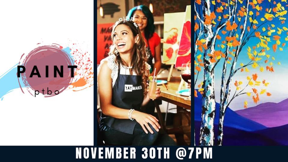 Mountain Birch Paint Nite, St. Louis Bar & Grill (1911 Lansdowne St. W