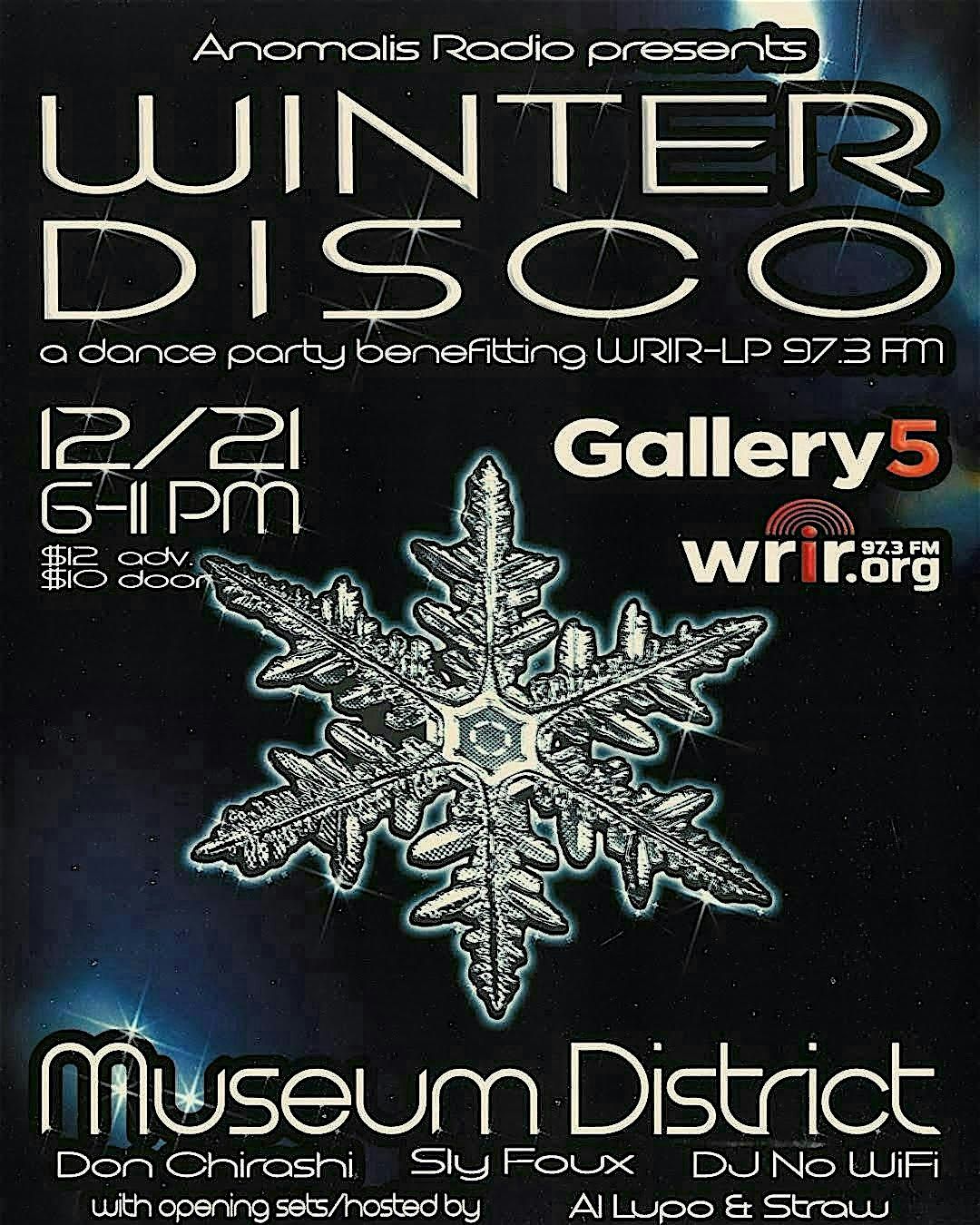 Winter Disco: a dance party benefiting WRIR-LP 97.3 FM, 21 December | Event in Richmond | AllEvents