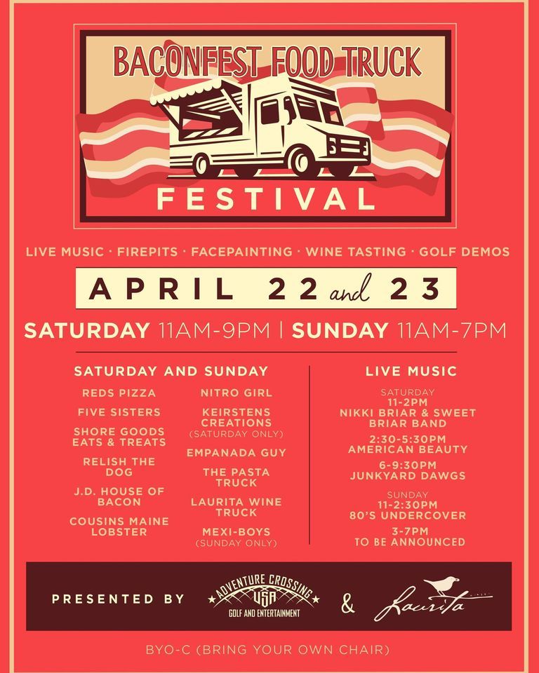 1st Annual Baconfest Food Truck Festival, Adventure Crossing USA