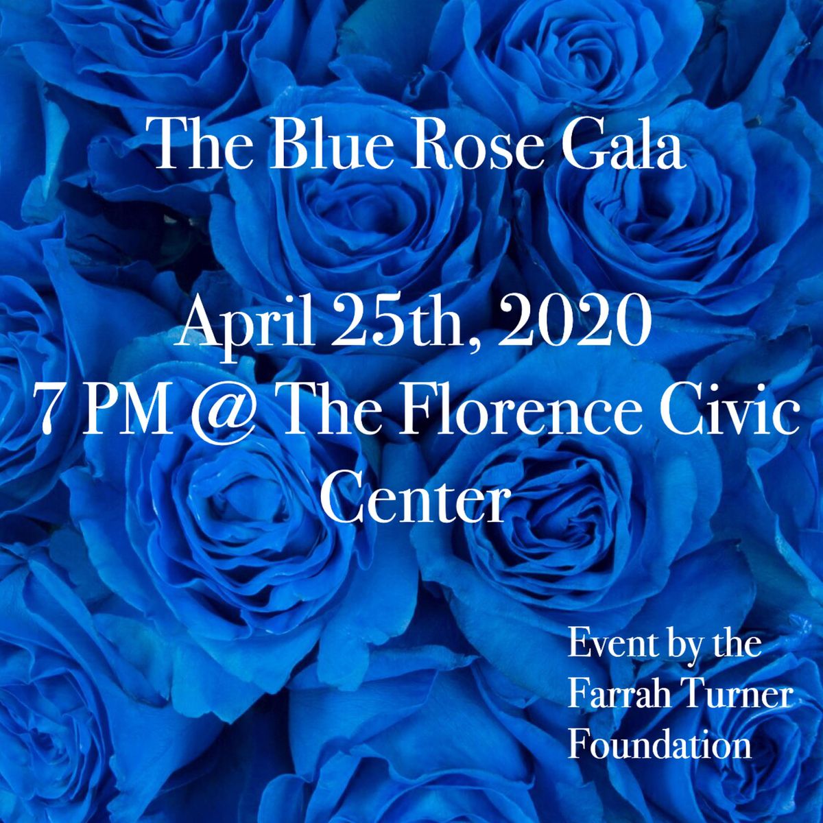 The Blue Rose Gala, Sat Oct 03 2025 at 0700 pm