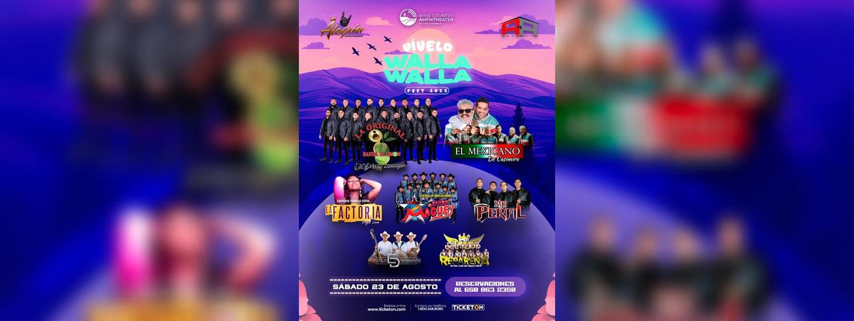 VÍVELO WALLA WALLA FEST 2025, 23 August | Event in Walla Walla | AllEvents