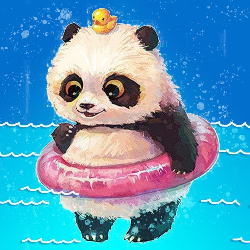 STEP-BY-STEP FLOATING PANDA PAINTING WORKSHOP, Hue Studio, Rockville ...