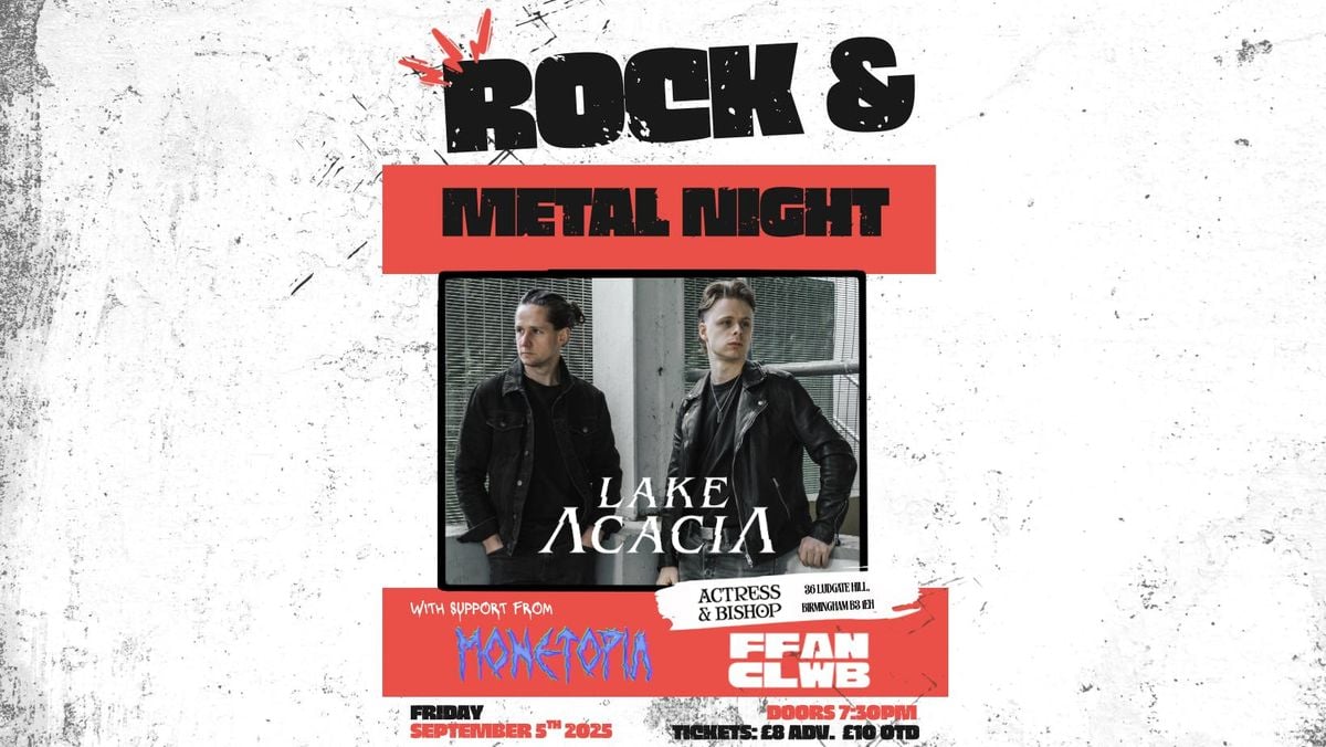 Rock &amp; Metal Night @ Actress &amp; Bishop, 5 September | Event in Birmingham | AllEvents