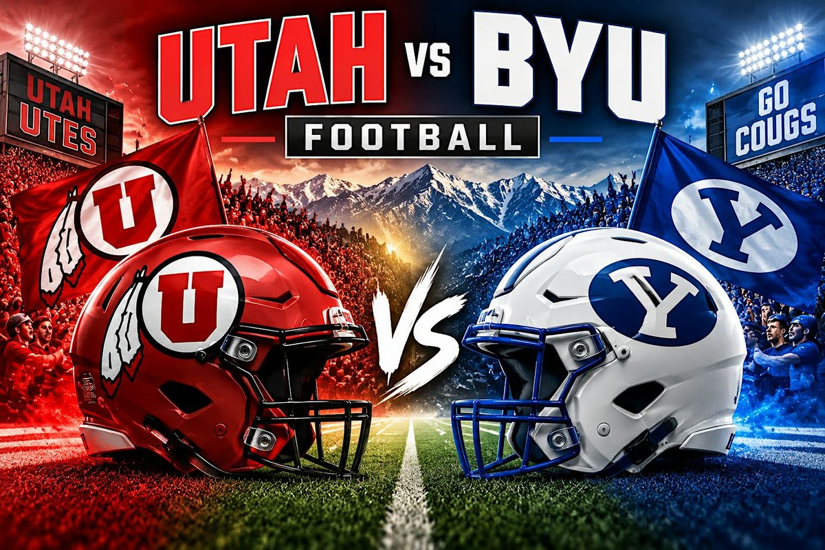 BYU versus Utah tailgate party, Kent and Renee Rasmussen family home ...