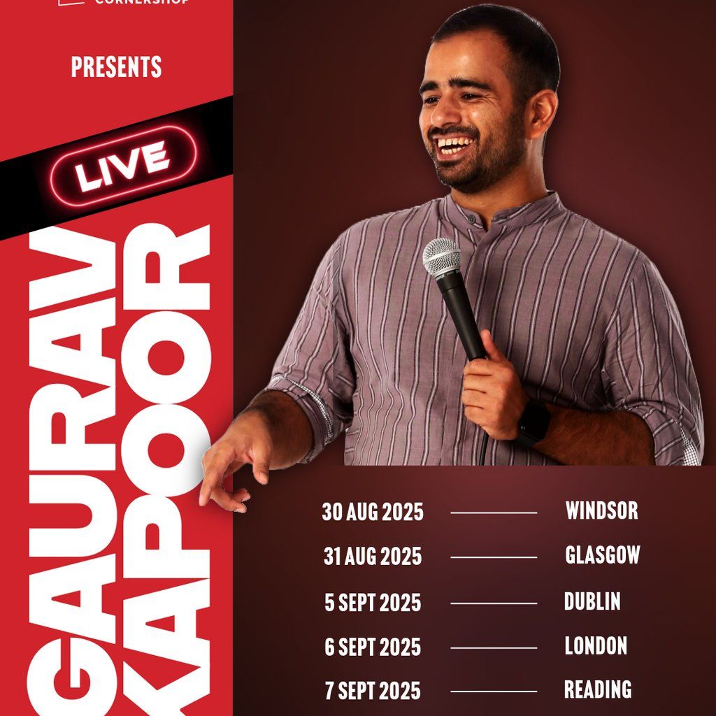 Gaurav Kapoor Live! (18+), 31 August | Event in Glasgow | AllEvents