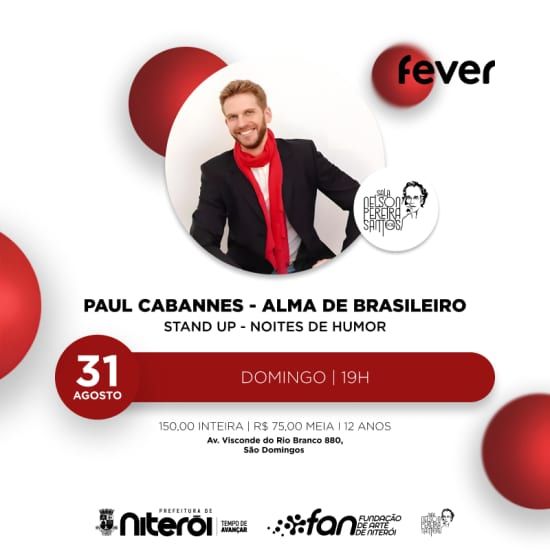 Paul Cabannes - Alma de Brasileiro, 31 August | Event in Niterói | AllEvents