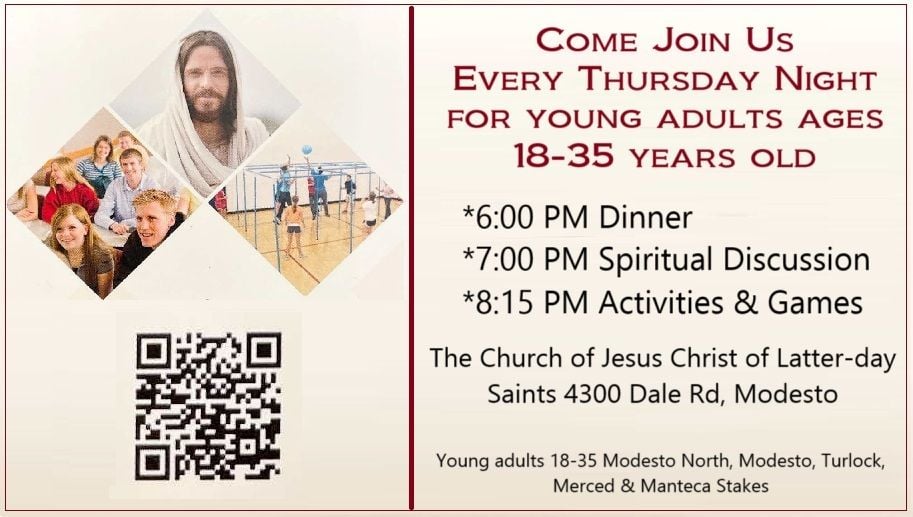 Weekly Gathering for Young Adults, 27 November | Event in Modesto | AllEvents