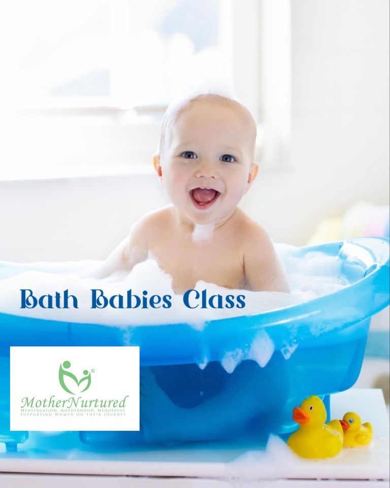 Bath Baby Massage 4 week class, Mother Nurtured Hypnobirthing, Doula