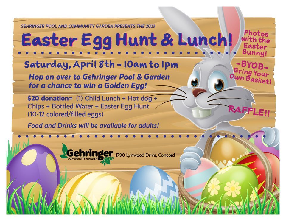 Easter Egg Hunt & Lunch , 1790 Lynwood Dr, Concord, CA 945191254